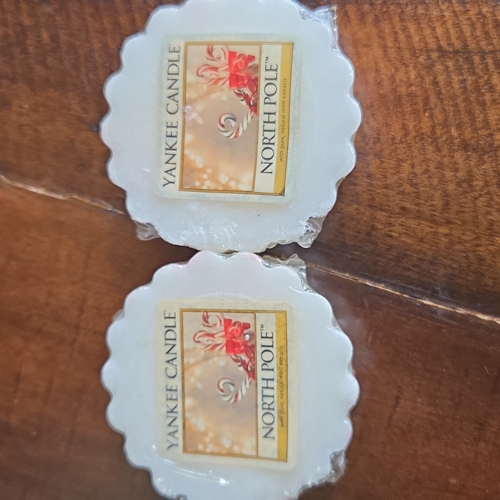 2 Yankee Candle Tarts NORTH POLE NEW 0.8 oz each